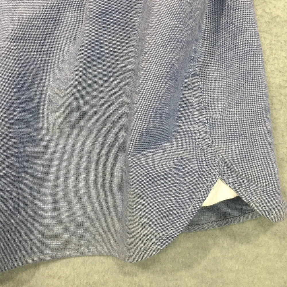 Banana Republic XL Slim Fit Dress Shirt Light Blue Cotton Stretch